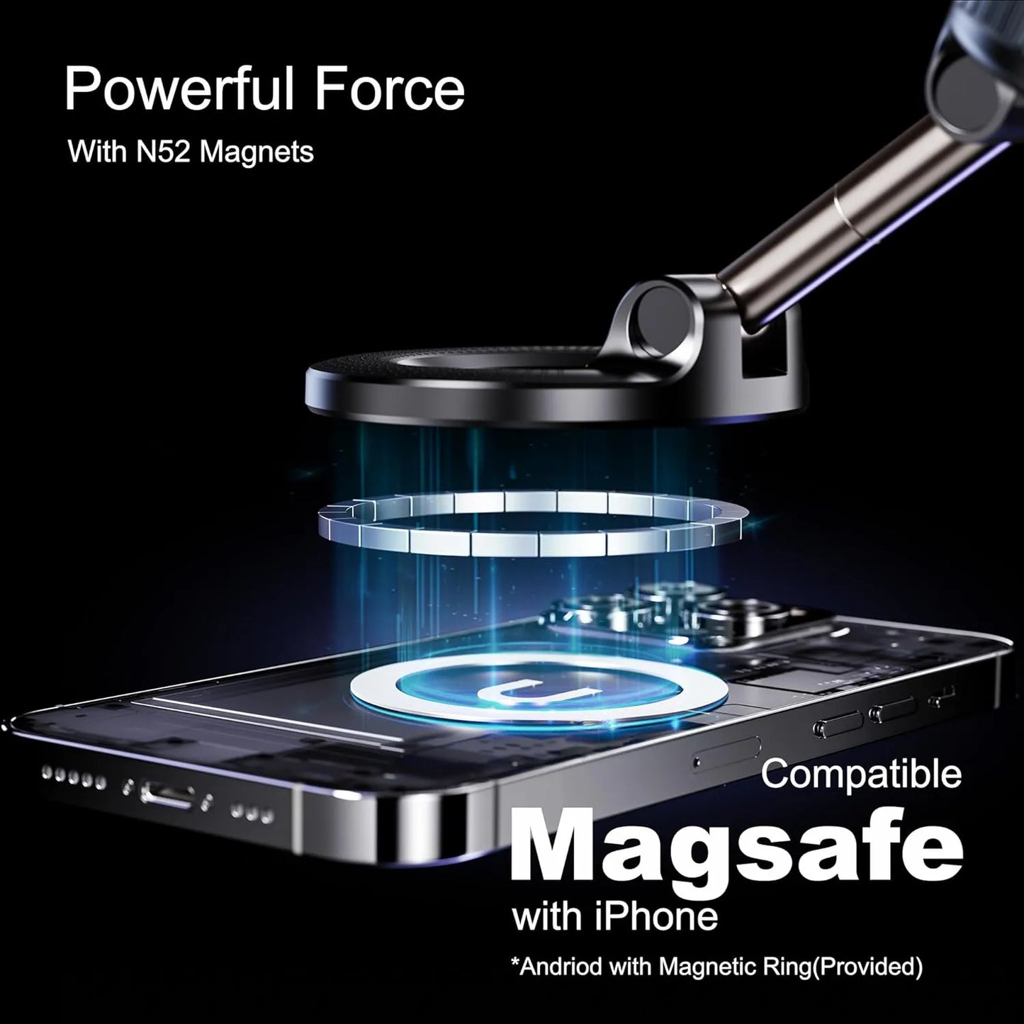 360 Degree Rotation Magnetic Phone Holder